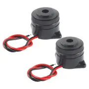Active Electronic Buzzer Alarm Sounder Continuous 90dB Beep Speaker DC 12V 2Pcs