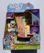 BLUEY GoGlow Dream 3 in 1 Nightlight Kids Bedside Sleep Trainer with Torch