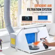Portable Hobby Airbrush Spray Booth for Model Painting Crafts Airbrushing Tool