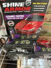 Shine Armor 3 in 1 Surface Protection Wax for Cars Boats RVs Nano Ceramic Coat