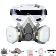 Dust Gas Mask Filter Industrial Half Face Painting Spraying Respirator Fog-proof