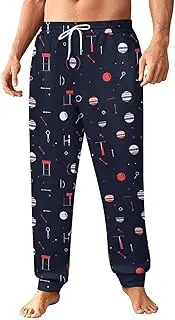 [Generic] Men's Sweatpants, Rugby and Goalposts-68, Polyester Joggers, Sweatpants Jogging Pants for Workout Running