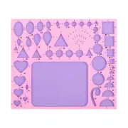 Paper Quilling Template Boards, 8.3 x 7 Inch Quilling Boards, Pink