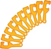 TOPPERFUN 10pcs Barrel Opener Paint Bucket Lid Lifter Tool with Non Slip Grip for Easy Handling and Fast Operation for Home and Workshop Use