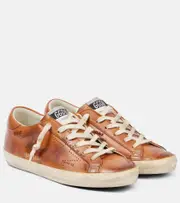 [Golden Goose] Golden Goose Super-Star leather sneakers AU 7 brown