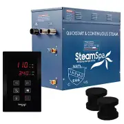 SteamSpa OAT1200 Oasis 12 KW QuickStart Steam Bath Generator - Black