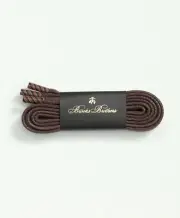 Brooks Brothers Brown Flat Shoelaces - 22" Length