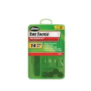 2x Slime Tools - Tire Tackle Small Tire Repair Kit 14 Pieces Super Compact Size