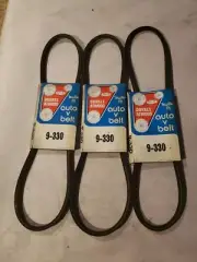 Lot Of 3 Durkee Atwood Automotive Auto V Belt 9-330 Kwik Fit (7329) 33.27"x.265"