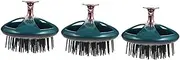 Gatuida 3pcs Portable Scalp Scraper Massager Dry/wet Scalp Brush for Travel Comfortable Grip