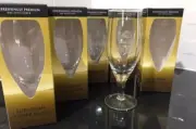 12 x RARE COLLECTABLE SOMERSBY DOUBLE PRESS CIDER GLASSes IN ORIGINAL BOX