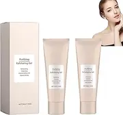 Purifying Exfoliating Gel，Gentle Exfoliating Face Scrub, Deeply Cleansing Moisturizing and Oil Control,effectively lighten spots, Face and Body Exfoliating Scrub Gel For All Skin Types. (2pcs)