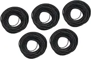 Hellery 5X Bike Brake Cable Housing Replacement Low High Temperature Resistance Components Repairing Hollow Tubing for Road Bikes, Inner0.5cm Outer1cm