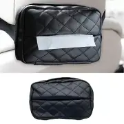 Leather Car Tissue Holder Car Backseat Tissue Box Car Interior Accessories