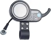 Motor Brushless Controller, for 36V 48V 350W Waterproof Electric Bicycle Scooter Brushless Controller Kit with LCD Display Meter Electric Scooter Display(6 Pin)