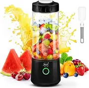 Portable Blender Bottles with USB Rechargeable for Traveling, Home Shakes and Smoothies