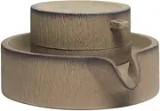 Beitmax Indoor Waterfall Fountain Rotating Stone Mill Fountain Pump Garden Water Feature Outdoor Patio Ornament Statue Decoration