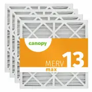 Aerostar 16x20x4 Slim MERV 13 Furnace Air Filter, 4 Pack