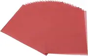 uxcell 30 Sheets Vellum Paper 8.5x11inches, Printable Translucent Paper 100GSM Colored for Invitations Laser Inkjet Printing Card Making Crafting Wedding Tracing, Red