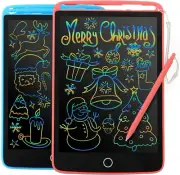 2 Pack LCD Writing Tablet for Kids, 8.5Inch Doodle Writing Board Colorful Drawin