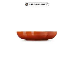 【Le Creuset】瓷器花型盤-中(火紅辣椒)