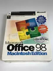 Microsoft Office 98 Macintosh Edition , BRAND NEW FACTORY SEALED