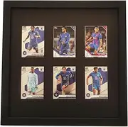 Star Card Display Box,Sports Card Display Box,Trading Card Display Rack,Baseball Card Display Box,Comic Card Display Box,Game Card Display Box Holds 6 Standard Trading Cards,Sports Cards -Black Frame
