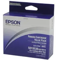 在飛比找PChome商店街優惠-EPSON 原廠色帶S015535(黑色)(LQ-670/6