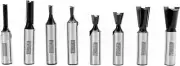 Torquata 1/2-inch Shank Dovetail Jointing Router Bit Set 8-Pieces