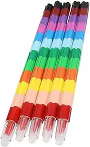 Creative Stacking Block Crayons 12 Buildable Drawing Toys for Boys and Girls Party Develop Skills Imagination