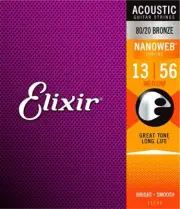 Elixir Acoustic 80/20 Medium with NANOWEB Coating