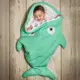 【西班牙製】鯊魚咬一口BabyBites嬰幼兒多功能睡袋-青草綠輕量版