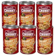 Campbell's Chunky Soup CREAMY Chicken CAJUN STYLE ALFREDO Andouille Sauce 6Pk