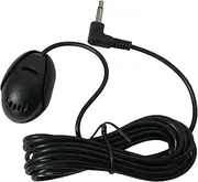 Car Microphone Car Mic 3.5mm Portable Car External Microphone for Android Radio Car Stereo Autoradio Head Unit Car DVD Multi-Media Player Laptop Stereo with 3 Meter Cable Plug and Play