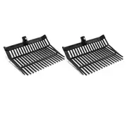 Manure Fork Replacement Head, Pitchfork Head, Horse Manure Rake, for Picking Up Manure, Stable Wast Black