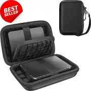 Black 2.5" HDD Case WD/Seagate 1TB-4TB Portable Drive Bag
