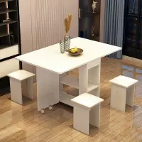 在飛比找蝦皮購物優惠-💕特價 小桌子💕傢用折疊餐桌可移動伸縮長方形簡易小戶型多功能