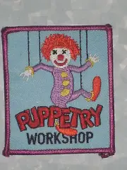 Puppetry Workshop Patch - 2 3/4" x 3 1/8"