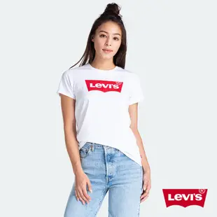 Levis 女款 短袖T恤 / 經典Logo 白-熱銷單品 17369-0468