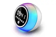 Alarm Clock Bluetooth Speaker for Bedrooms with Touch Night Light Dimmable