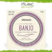 D'Addario 9.5-20 Light Plus NPS 5 String Banjo Strings - EJ60+