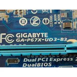 技嘉 GIGABYTE P67X UD3 P67 晶片 LGA 1155 ATX 主機板