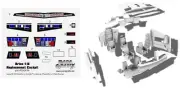 Paragrafix 247 1/48 2001 Space Odyssey: Aries 1B Lunar Shuttle Cockpit Resin & D
