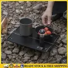 Foldable Camping Table Camping Tent Table Aluminium Alloy for BBQ (Black) *AU