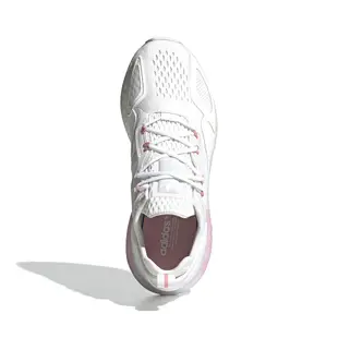 Adidas ZX 2K Boost W 女 白粉 虹光 經典 避震 網布 運動 慢跑鞋 GW0751