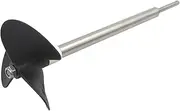 QONXIX 3-Blade Propeller 5mm Boat Axis Integration, for Trawler Nest BoatStainless Steel 3-Blade Prop 70mm/80mm RC Boat Propellers (Color : Axle 30cm 80mm 1Pair)