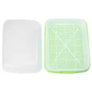 Microgreens Tray Bean Sprouts Germination Plate Sprouter Tray Hydroponic Spro...
