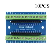 10PCS Terminal Adapter board ATMEGA328P-AU for the Arduino Nano V3.0 AVR Module.