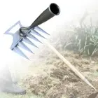 Carbon Steel Rake Long Handle Sturdy Rake Tool for Lawn Agriculture Backyard