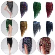 Bohemian Sequin Fringed Skirts Tassels Waist Chain Belly Dance Belt Female